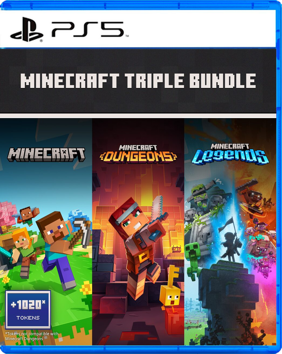 Carátula de Minecraft Triple Bundle - PS5