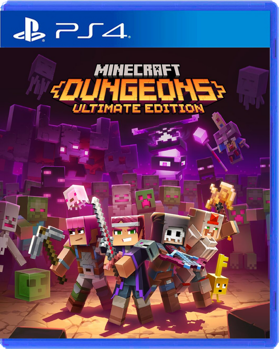 Carátula de Minecraft Dungeons: Ultimate Edition - PS4