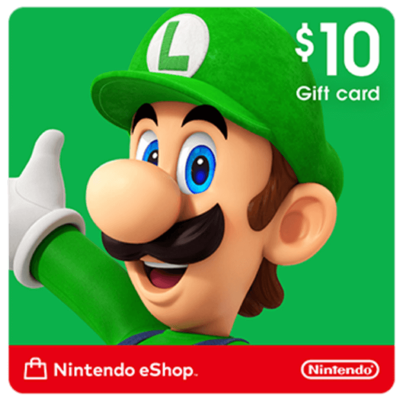 $10 Nintendo Gift Card EEUU