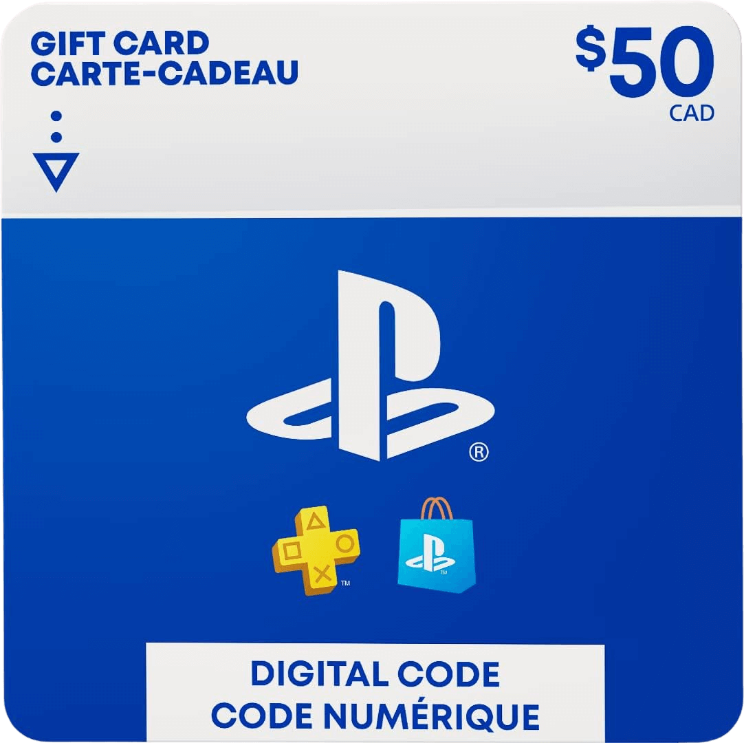 $50 Playstation Gift Card Canada